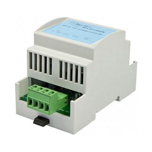ALLNET Ersatznetzteil/Spannungswandler 12V/1,5A IN: 15..~36VDC -> OUT: 12VDC / 24V auf 12V / DC Step-Down-Wandler