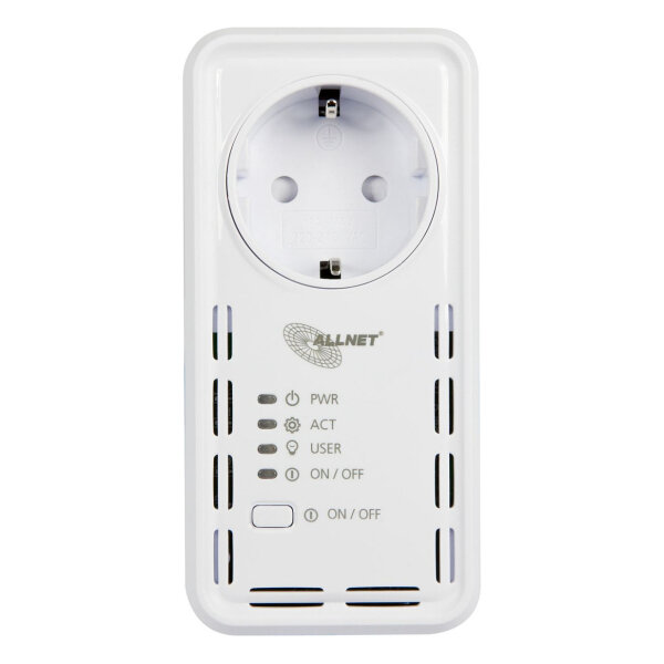 ALLNET MSR IO Zentrale Schaltsteckdose inkl. WLAN ALL3073V3WLAN für IP Gebäude Automation