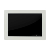 ALLNET Touch Display Tablet 10 Zoll zbh. Blende für Einbaurahmen, weiß schmal