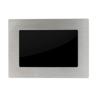 ALLNET Touch Display Tablet 10 Zoll zbh. Blende für Einbaurahmen, silber breit