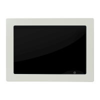 ALLNET Touch Display Tablet 15 Zoll zbh. Blende für Einbaurahmen, weiß schmal