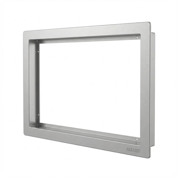 ALLNET Touch Display Tablet 18 Zoll zbh. Wandmontage Einbaurahmen für Unterputz/Hohlraum aufliegend