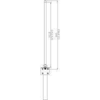 ALLNET Antenne 868MHz 6dbi Antenne (N-Female) Omnidirectional/Rundstrahl ANT-868-6dbi-OMNI LORA HELIUM IoT
