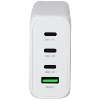 Z ALLNET Ersatznetzteil QC USB-C PD GaN Netzteil Power Supply 130 Watt 1x USB Typ-A QC 3x USB Typ-C**EU PLUG**