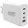 Z ALLNET Ersatznetzteil QC USB-C PD GaN Netzteil Power Supply 130 Watt 1x USB Typ-A QC 3x USB Typ-C**EU PLUG**