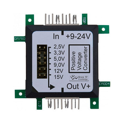 ALLNET BrickRknowledge Spannungsregler PWR 7...24V DC to +2,5/+3,3/+5/+9/+12/+15V, 5A/1A