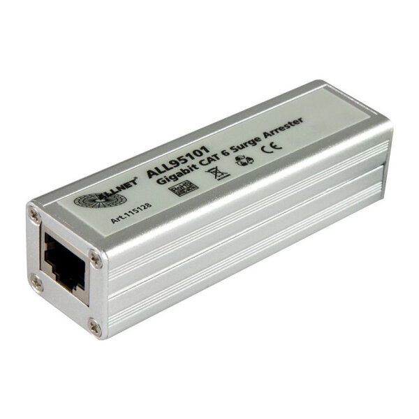 Z ALLNET TP Cat 6/ADSL/VDSL/ISDN Überspannungs-/Blitzschutz ALL95101