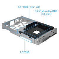 Tower 300W Chieftec UNI Series BE-10B-300 mATX
