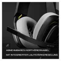 Logitech Astro Gaming A10 Gen 2 Headset full size wired 3.5 mm jack Black