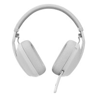 Logitech Zone Vibe 100 Headset full size Bluetooth wireless off-white