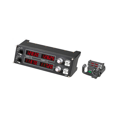 Logitech Flight Radio Panel Flight simulator instrument panel wired for PC