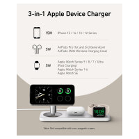 Anker MagGo Magnetic Charger 15W wireless PowerIQ Pad white