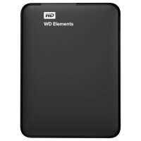 2,5" WD Elements 1,5TB HDD USB3.0 Portable 6,4cm 2,5Zoll RTL extern RoHS compliant Low cost black