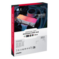 KINGSTON 48GB 8400MT/s DDR5 CL40 CUDIMM Kit of 2 FURY Renegade RGB White XMP