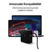 ICY BOX IB-PS101-PD Universal Notebook Netzteil USB-C 90W 1,8m Kabel