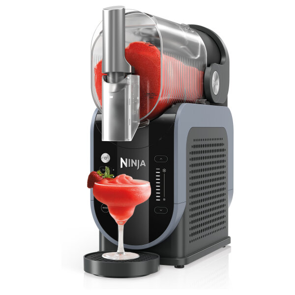Ninja FS301EU Slushi Slush-Eismaschine Schwarz/Silber