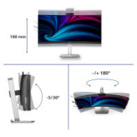 Philips 86.4cm (34.0") 34B2U6603CH 21:09 HDMI+DP+USB-C gray
