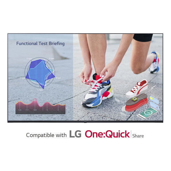 LG 55UL3J-M Signage Display 139.7cm 55Zoll ADS UHD 400 cd/m2 1.200:1 WebOS speaker
