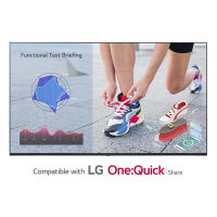LG 55UL3J-M Signage Display 139.7cm 55Zoll ADS UHD 400 cd/m2 1.200:1 WebOS speaker