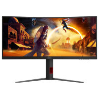 86,4cm/34" (3440x1440) AOC CU34G4Z 21:9 WQHD Fast VA 1ms 240Hz HDMI DisplayPort USB VESA HDR Curved Black