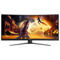 86,4cm/34" (3440x1440) AOC CU34G4Z 21:9 WQHD Fast VA 1ms 240Hz HDMI DisplayPort USB VESA HDR Curved Black