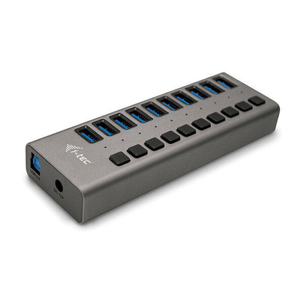 D I-TEC USB 3.0 HUB 10 PORT 48 W