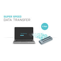 D I-TEC USB 3.0 HUB 10 PORT 48 W