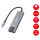 Equip Adapter USB-C -> RJ45 10/100/1000/2500 Mbps + USB 3.2