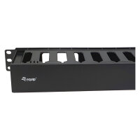 Equip 19" Kabelmanagement Panel abnehmbare Heckplatte sw