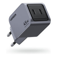 UGREEN Nexode Pro 45W Dual USB-C GaN Fast Charger EU gray