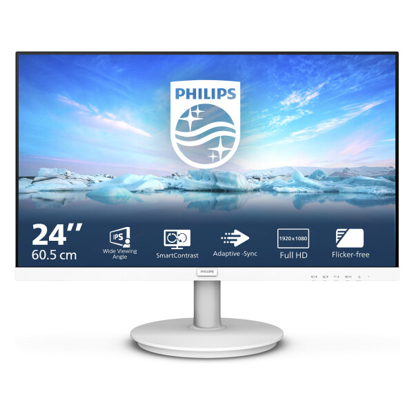 Philips 60.5cm (23.8") 241V8AW 16:09 HDMI IPS 100Hz white retail
