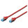 DIGITUS Patchkabel RJ45 SF/UTP Cat5e 2.00m rot Hebelschutz Polybeutel