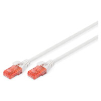 DIGITUS CAT 6 U/UTP Patchkabel - LSZH, 2m, weiß