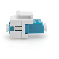 DIGITUS LWL Kupplung LC->LC Singlemode Duplex Keystone-Modul