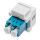 DIGITUS LWL Kupplung LC->LC Singlemode Duplex Keystone-Modul