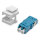 DIGITUS LWL Kupplung LC->LC Singlemode Duplex Keystone-Modul