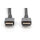 DIGITUS DisplayPort Anschlusskabel 2m Aluminium 8K schwarz