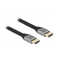 DELOCK Ultra High Speed HDMI Kabel 48 Gbps 8K 60Hz grau 3m zertifiziert