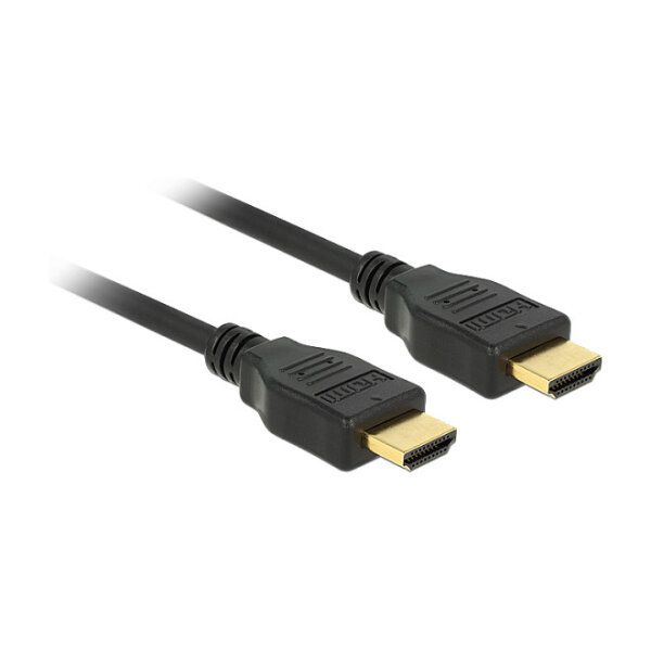 DELOCK Kabel HDMI A Stecker > A Stecker High Speed with Ethernet 2 m