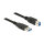 DELOCK USB Kabel USB3.0 A -> B St/St 2.00m schwarz