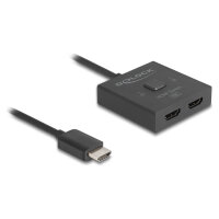 DELOCK HDMI Switch 2 auf 1 bidirektional 8K