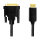 Logilink DisplayPort-Kabel DP 1.2 zu DVI 1.2 2.0m schwarz