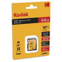 CARD Kodak 64GB UHS-I U1 V10 Premium