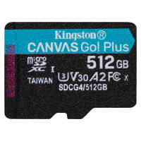 CARD Kingston 512GB microXC Canvas Go Plus Gen4 200MB/s...
