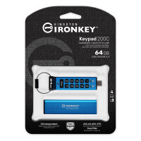 STICK 64GB Kingston IronKey Keypad 200C AES-256 USB-C retail