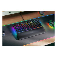 Razer BlackWidow V4 75% (schwarz. US-International-Layout. Razer Orange)