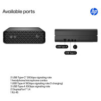 HP Z2 Mini G1i Intel Core Ultra 9 285K 64GB 1TB/SSD NVIDIA RTX 2000 16GB W11P 3J Gar (DE)