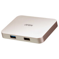 ATEN UH3235 USB-C 4K Ultra Mini Dock mit Power Passthrough