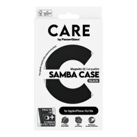 CARE Case Fashionable Samba w. MagSafe. black iPhone 16e