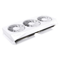 RX 9060 XT 16GB XFX Radeon Mercury OC Gaming GDDR6 3 Fan white